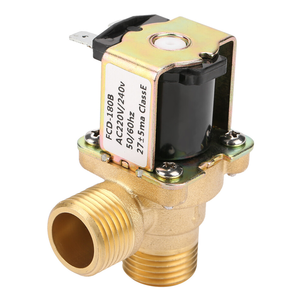 Brass Ac220v G1/2 Normally Closed Water Pilot Solenoid Valve 8431392761972