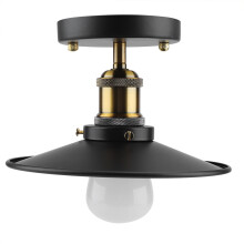 E27 Vintage Ceiling Pendant Light, Iron, 22x13cm or 22x30cm