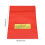 Fireproof Lithium Battery Safety Pouch, 2 Sizes, Red, Portable 3