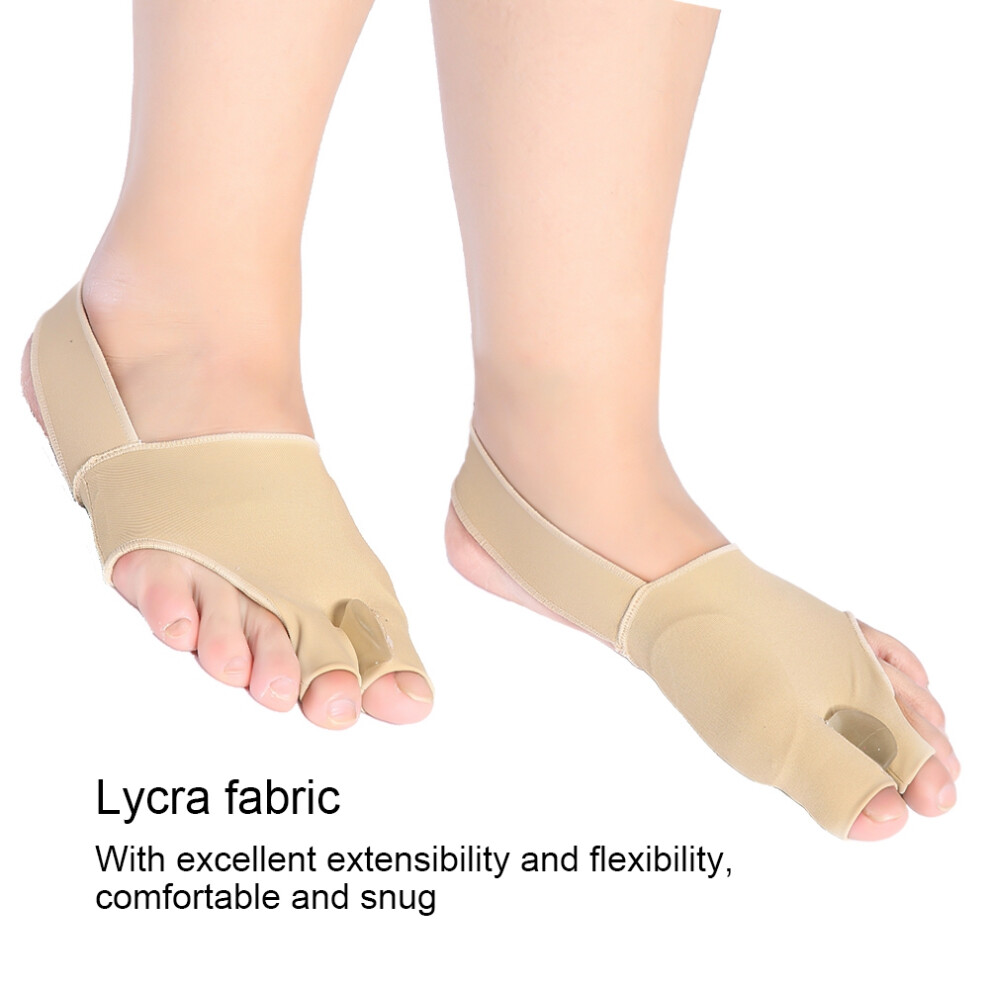 Pair Hallux Valgus Corrector Shoes Separator Bunion Orthopedic Braces L