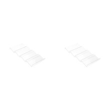 8X Clear Acrylic Spice Drawer Organizer,Seasoning Jars Drawers Insert,Kitchen Spice Rack Tray (Jar Not Included)