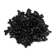 100PCS Cat Nail Caps Cover Black Size M Safe Anti Scratch Claw Protectors