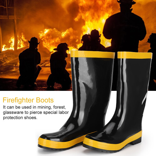 Feuerwehrstiefel, durchstichsicher, Gr. 43