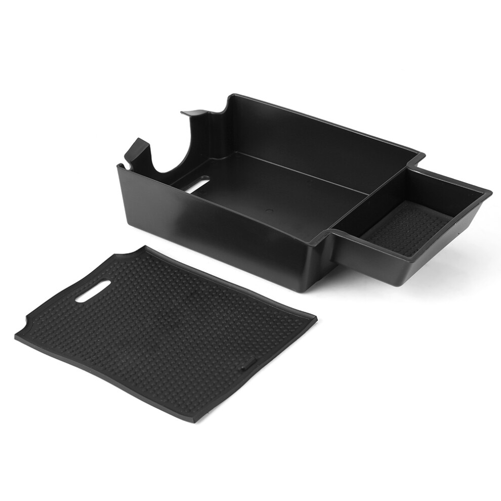 Car Armrest Storage Box For Mercedes W176 W246 X156 C177, 24X13cm Black 8301392536453