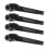 Industrial-Grade Metal Machine Knobs 4 Pack Adjustable Handle M8 63mm Length 1