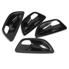 4pcs Carbon ABS Interior Door Trim for BMW F10
