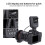 Portable LED Ring Flash Kit for Camera, 40.5-77mm Adapters 9
