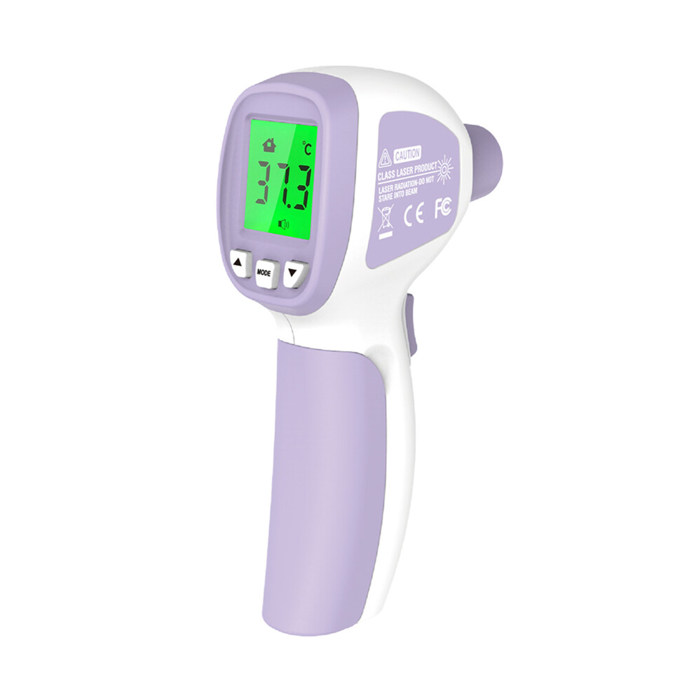 Non-contact Infrared Forehead Thermometer - Dual Mode, Data Storage, Backlight
