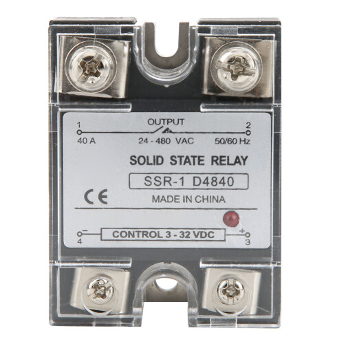SSR-40-DA Solid State Relay Module 40A DC Controlled AC 3-32VDC 1