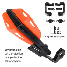 7/8in (22mm) ABS Motorcycle Hand Guard Fall Resistant Protector Orange