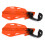 7/8in (22mm) ABS Motorcycle Hand Guard Fall Resistant Protector Orange 4