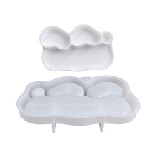 Heart Shape Flexible Ornament Moulds Silicone Texture Perfect