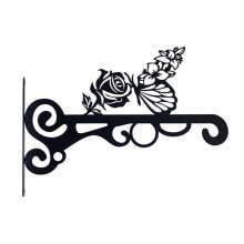 Versatile Metal Wall Hook Support For Potted Plant-Butterfly