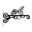 Versatile Metal Wall Hook Support For Potted Plant-Butterfly 1