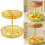 Elegant Multilayer Kitchen Fruit Tray Durable Nonrust-White 3
