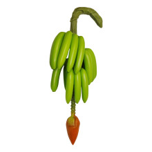 Long Time ABS Plastic Banana Replicas Banana Bunch-Green