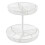Sturdy Steel Multiple Tiered Fruit Stand Ideal for Home-White 1