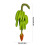 High Quality Artificial Banana With Stem ABS Plastic For-Green 4