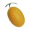 Realistic Melon Fruit Decoration For Homes-Yellow Long shape 1