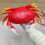 Bright ABS Plastic Crab Sculpture Display Decors-S 2 pieces 5