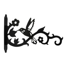 Elegant Bird Pattern Metal Hook For Hanging Plant-single bird