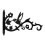 Elegant Bird Pattern Metal Hook For Hanging Plant-single bird 1