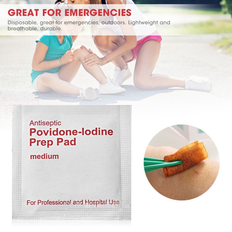 Portable Povidone Iodine Wipes 20pcs, 65x30mm, Disposable