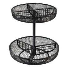 High Quality Multiple Tiered Metal Fruit Stand Space-Black