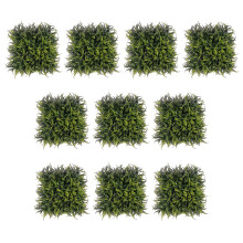 10PCS Durable Artificial Hedges Panels Waterproof Faux Plant-C