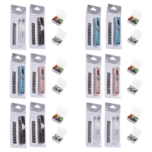 1 Set Paper Clip Dispenser Holds 8 Refills For Quick Easy-A 1