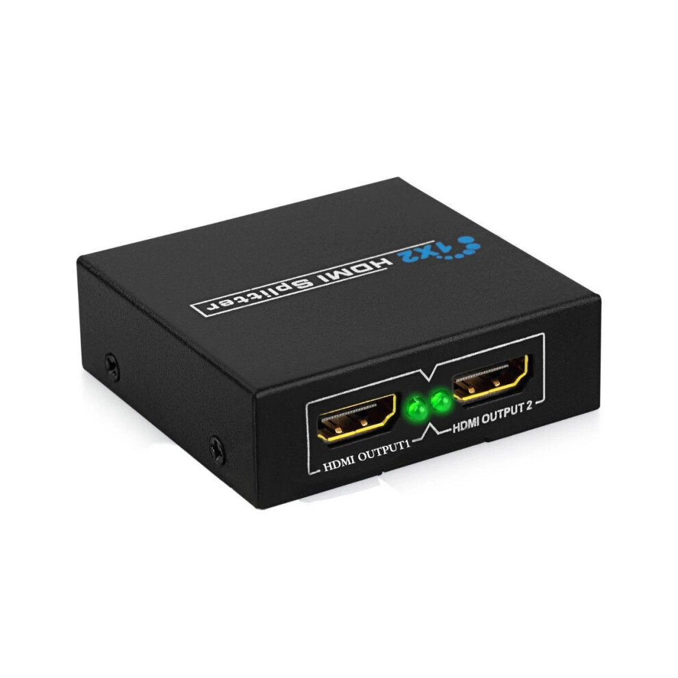 1 Input 2 Output Hdmi Splitter 1080P 2 Way Switch Hub Box Lcd Full Hdtv Ps3 Xbox 5000112233995