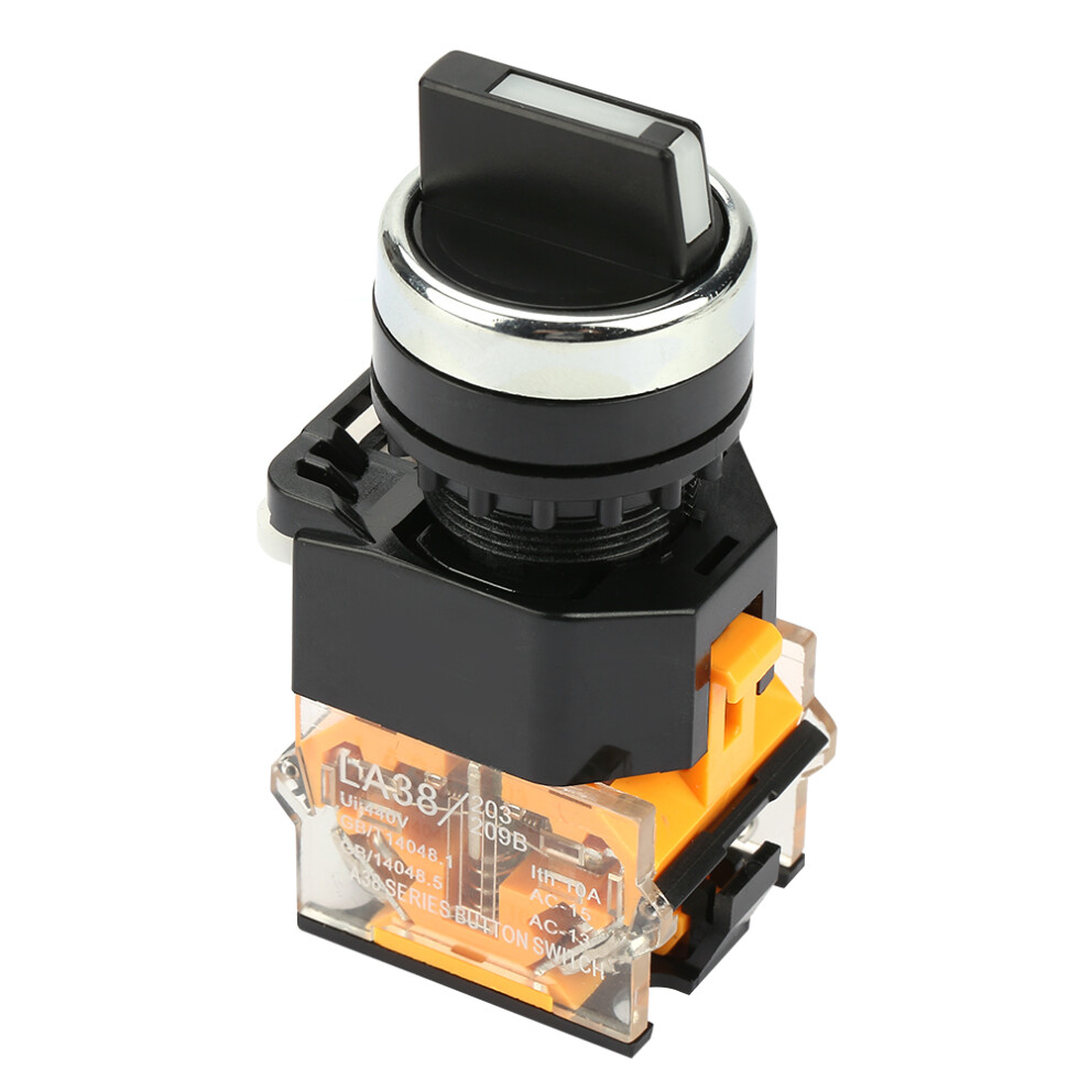 22Mm Rotary La38â11X22 2 Position Auto Reset Switch Momentary Rotary Selector 7891392765232