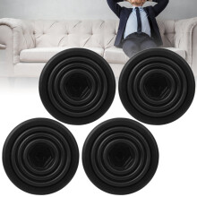 Round Furniture Legs Black 4Pcs M8 35mm Tall Sofa Feet Cabinet Feet Accessories