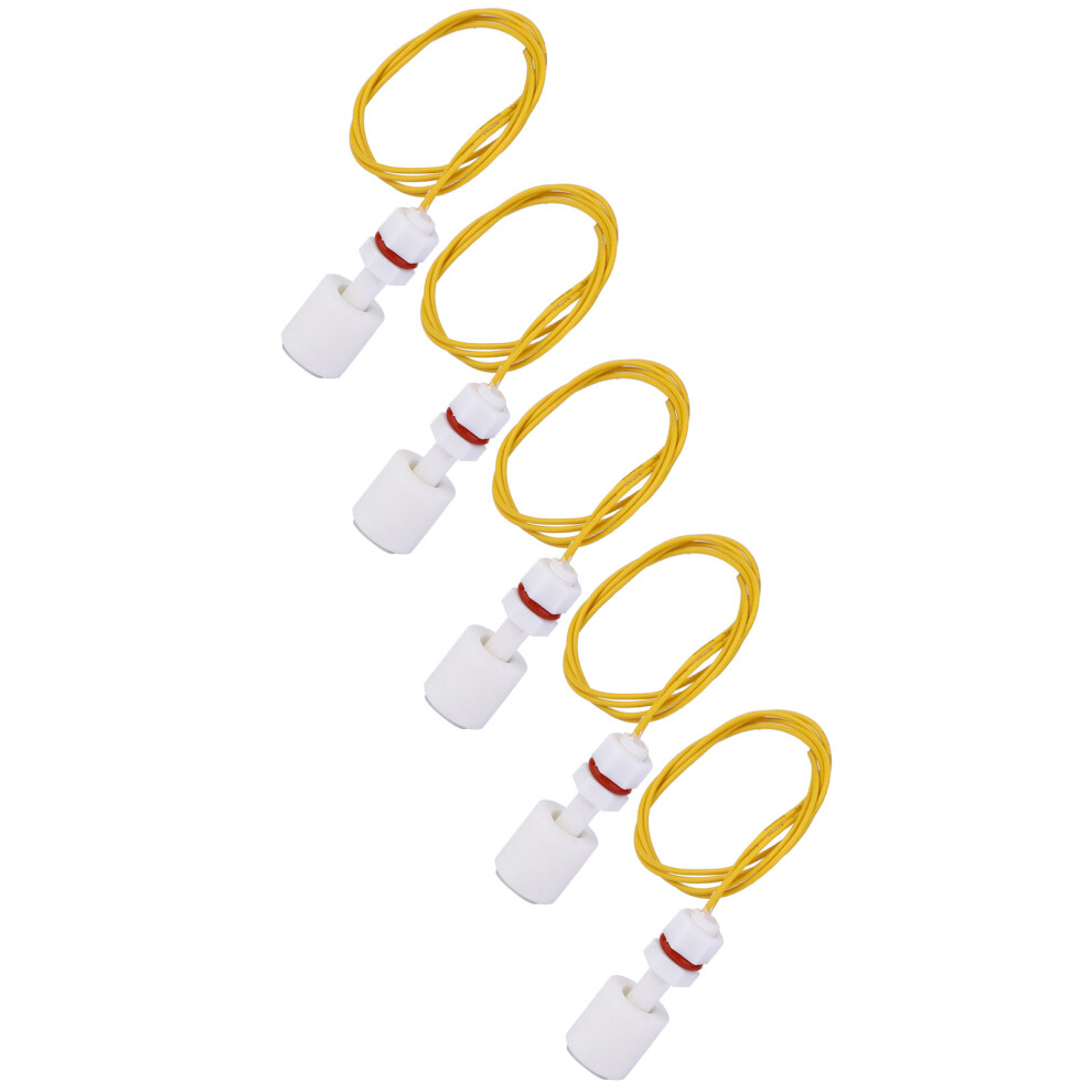 5Pcs Pp Float Switch Water Level Sensor P3508, 0.5~1A, M8 Thread 4361392692577