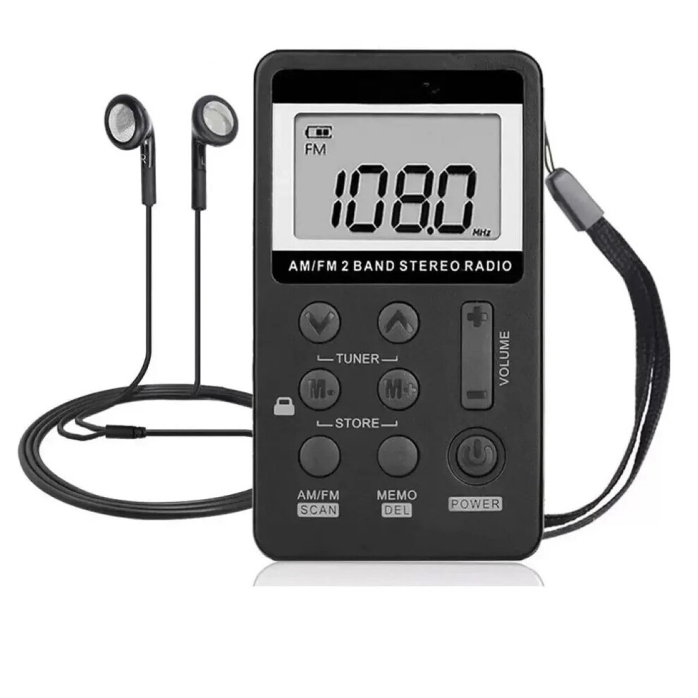 Wg® Portable Mini Digital Am/Fm Radio Personal Lcd Dsp Digital Tuning Stereo Uk 5091213478125