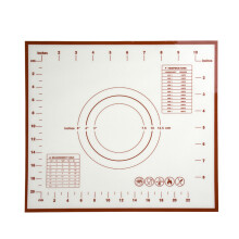 Silicone Baking Mat Reusable Rolling Dough Pad 290x260mm Black