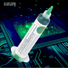 Green UV Curing Solder Mask Ink for PCB Repair 25g