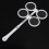 Optical Flipper Adjustable Plastic 6pcs 200 Degree with Visual Card 4