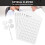 Optical Flipper Adjustable Plastic 6pcs 200 Degree with Visual Card 9