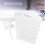 Optical Flipper Adjustable Plastic 6pcs 200 Degree with Visual Card 10
