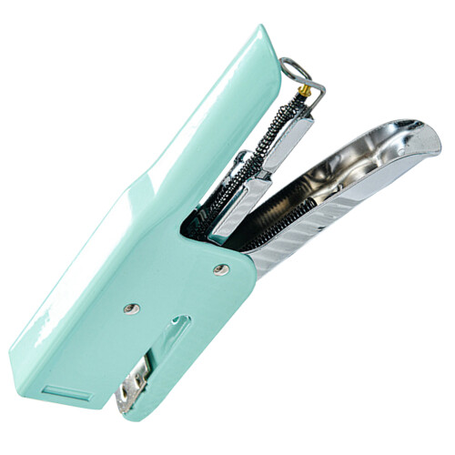 Green Metal Portable Stapler Office Multi-Function Hand Stapler