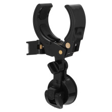 Clip Téléphone Noir PVC Métal Pour Jumelles Et Télescope