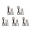 30Pcs Durable Copper Temperature Probe Sensor for Ac and Refrigerators 3