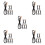 30Pcs Durable Copper Temperature Probe Sensor for Ac and Refrigerators 7