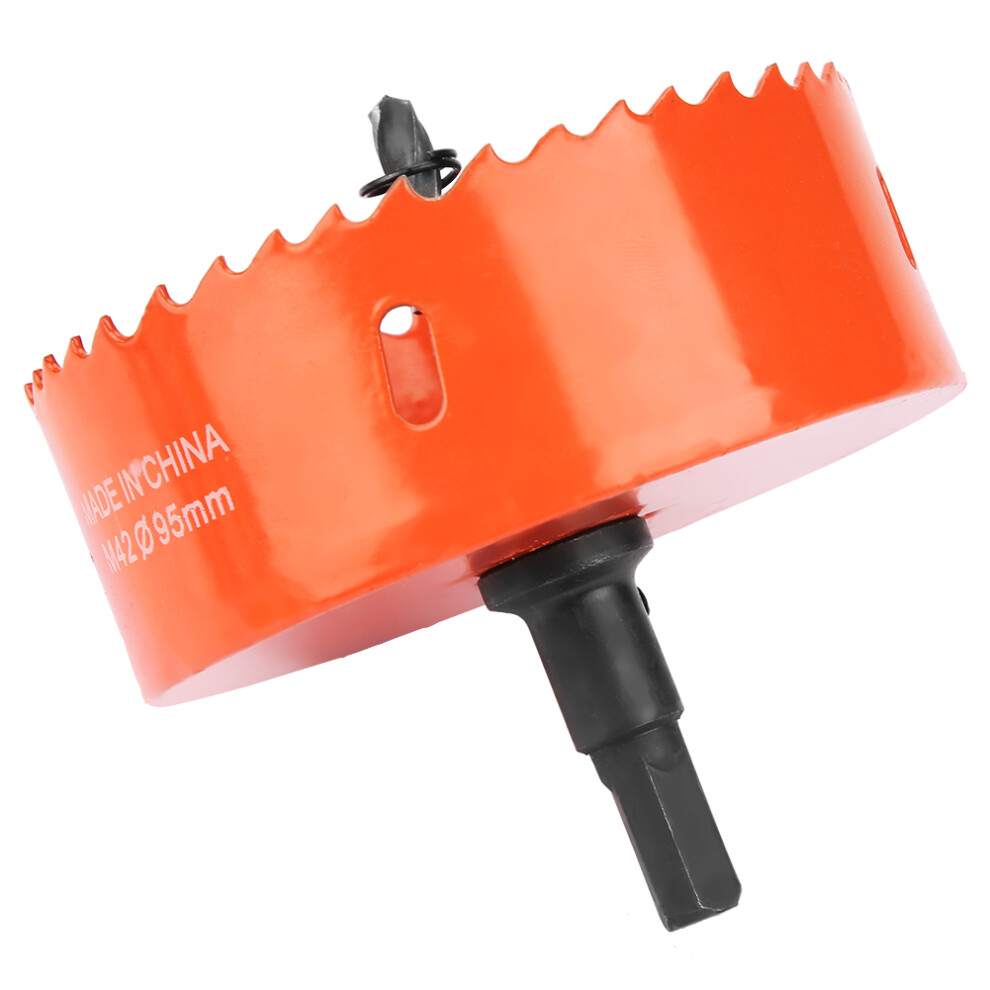 95Mm M42 High Speed Steel Bi-Metal Hole Saw With Core Drill Bit 4631392545006