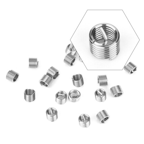 100pcs M5 Stainless Steel Coiled Thread Inserts 1
