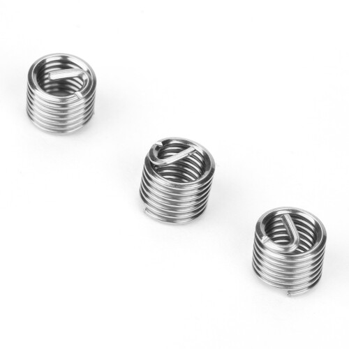 100pcs M5 Stainless Steel Coiled Thread Inserts