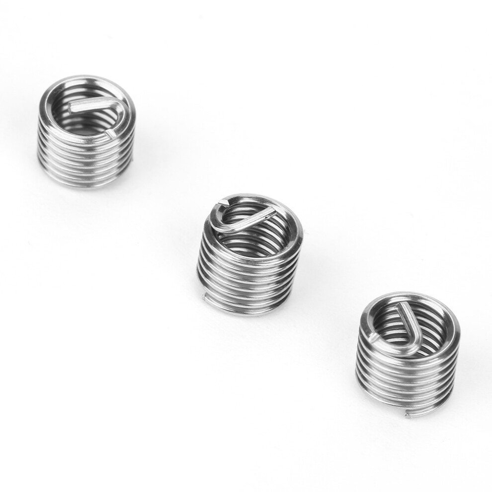 100pcs M5 Stainless Steel Coiled Thread Inserts