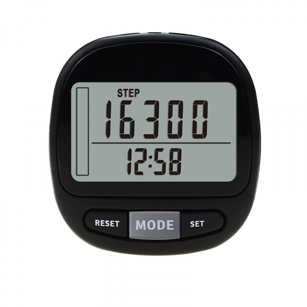 Cr-812 3D Pedometer Mini Walking Pedometer With Clip For Accurate Step Counting 6485316801642