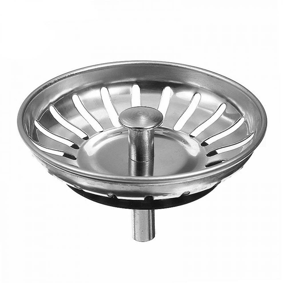 Basket Strainer Plug Kitchen Sinks, Compatible With Wash Basin Drainer, Replacement Part 6485316800737